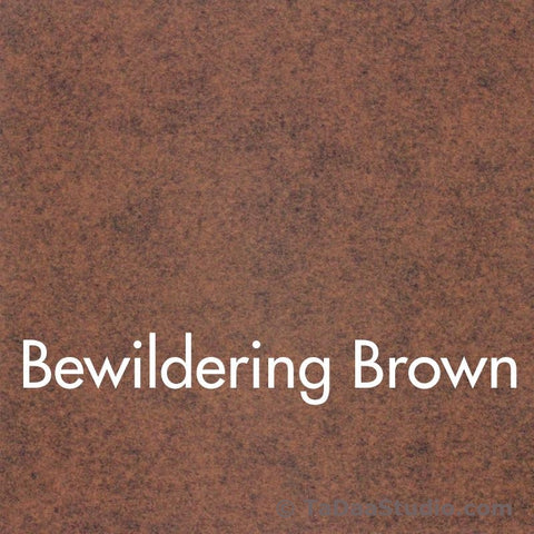 Bewildering Brown Wool Felt