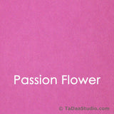 Passion Flower Bamboo Felt