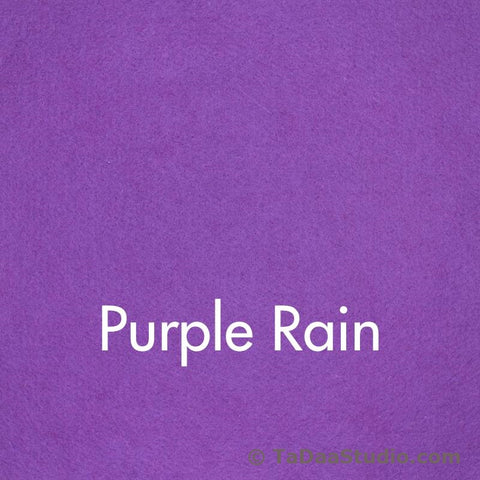 Purple Rain Wool Felt