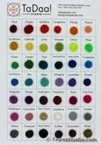 1cm Wool Felt Ball Color Chain - 42 colors