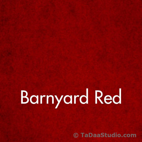 Barnyard Red Wool Felt