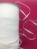 1/4" elastic with spandex - super soft and nice stretch