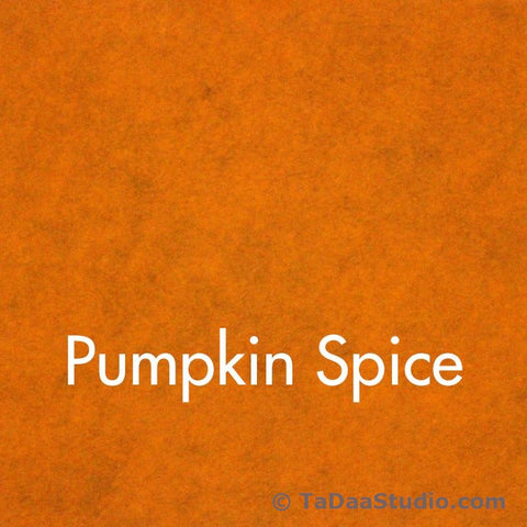 Pumpkin Spice Wool Felt