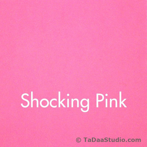 Shocking Pink Wool Felt
