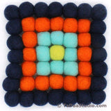 Wool Felt Ball Trivets