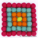 Wool Felt Ball Trivets