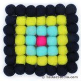 Wool Felt Ball Trivets