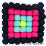 Wool Felt Ball Trivets