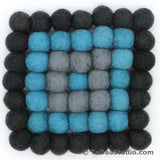Wool Felt Ball Trivets