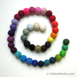 2cm Wool Felt Ball Chain