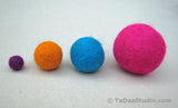 Wool Felt Ball scale shot