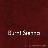 Burnt Sienna Wool Felt