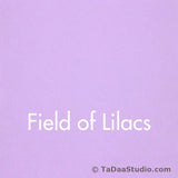 Field of Lilacs Wool Felt