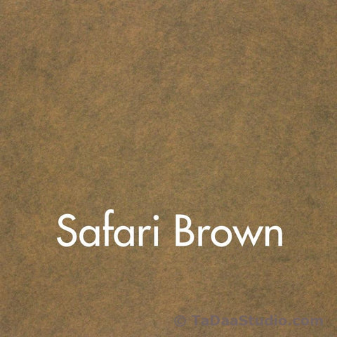 Safari Brown Wool Felt