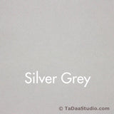 Silver Grey Wool Felt