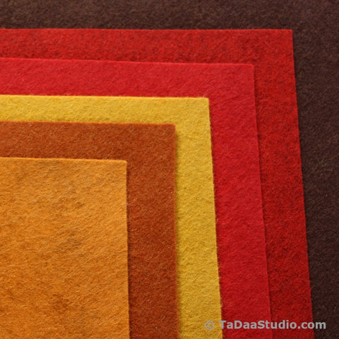 Autumn Wool Felt Palette