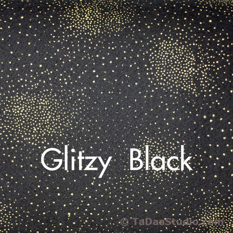 Glitzy Black Felt
