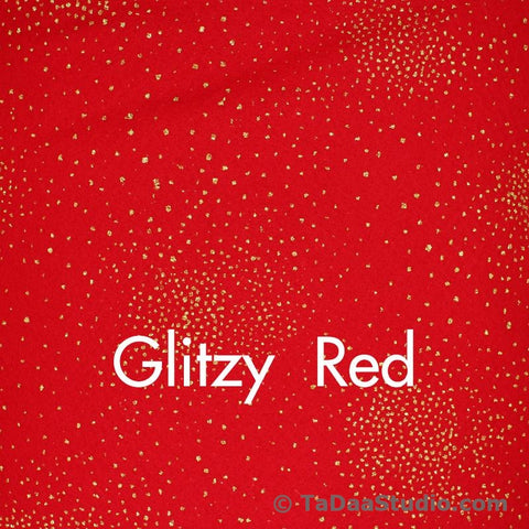Glitzy Red Felt