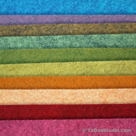 Heathered Wool Felt Palette