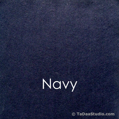 Navy Wool Felt Squares