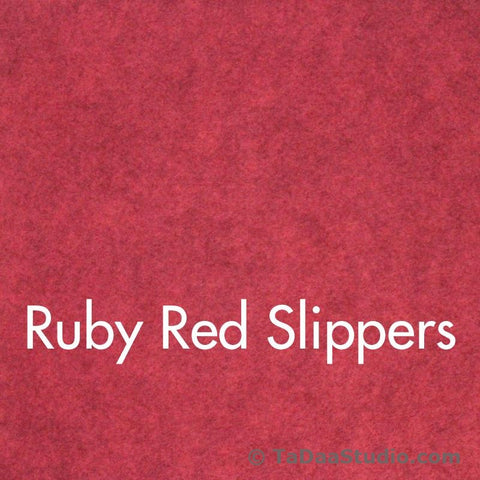 Ruby Red Slippers Wool Felt