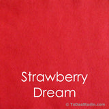 Strawberry Dream Wool Felt Squares