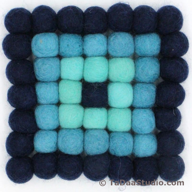 TaDaaStudio Wool Felt Ball Trivets