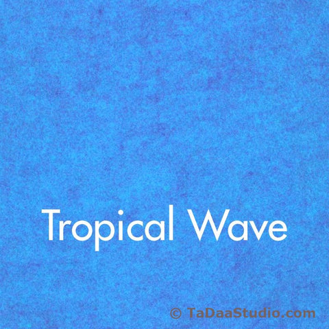 Tropical Wave Wool Felt
