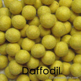 Daffodil Wool Felt Balls