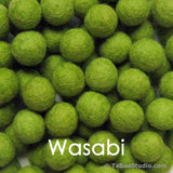 Wasabi Wool Felt Balls